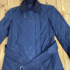 Lacoste Navy Quilted Jacket